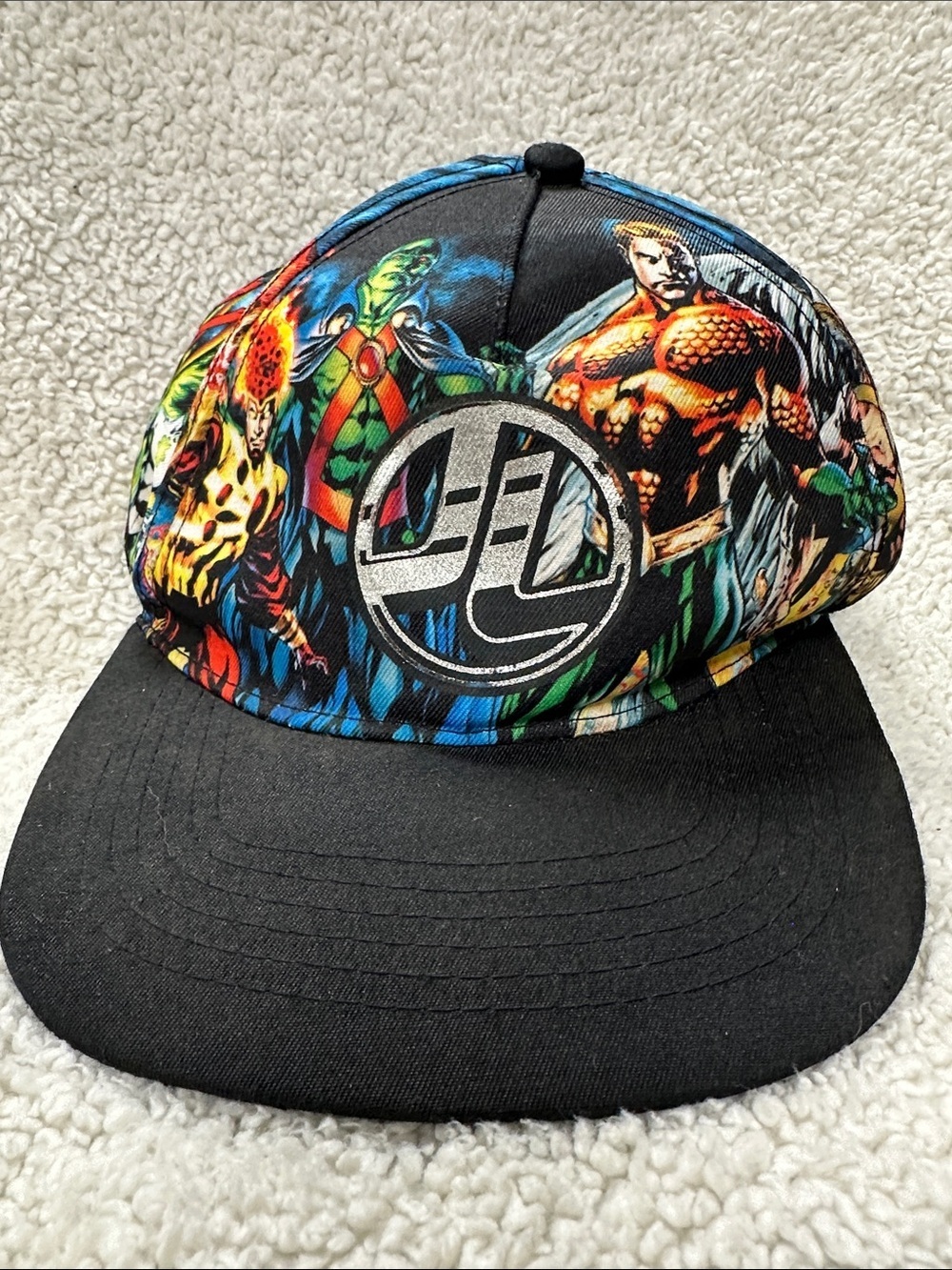 Justice League Adjustable Hat, Great condition!